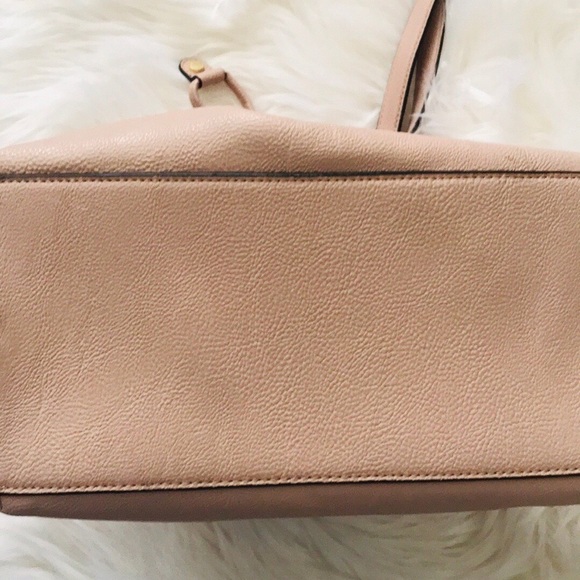 Calvin Klein Pink Leather Drawstring Bucket Bag - Picture 7 of 8